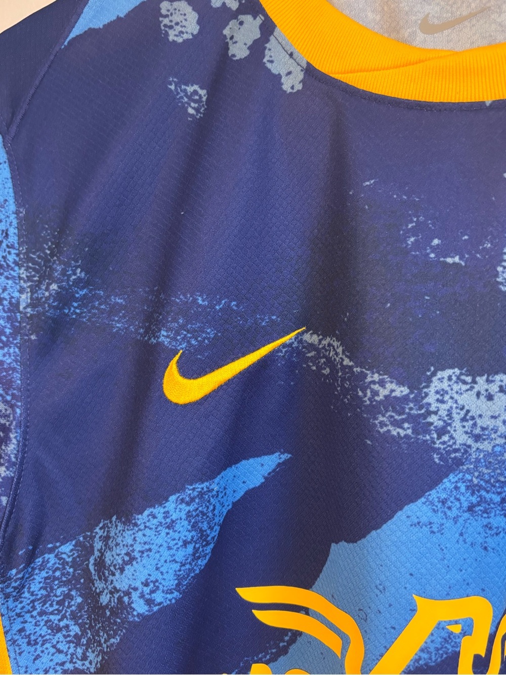 Nike Utah Royals Stadium Away Blue & Yellow Dri-fit Jersey - Men’s Sz M. NWT - Picture 3 of 12